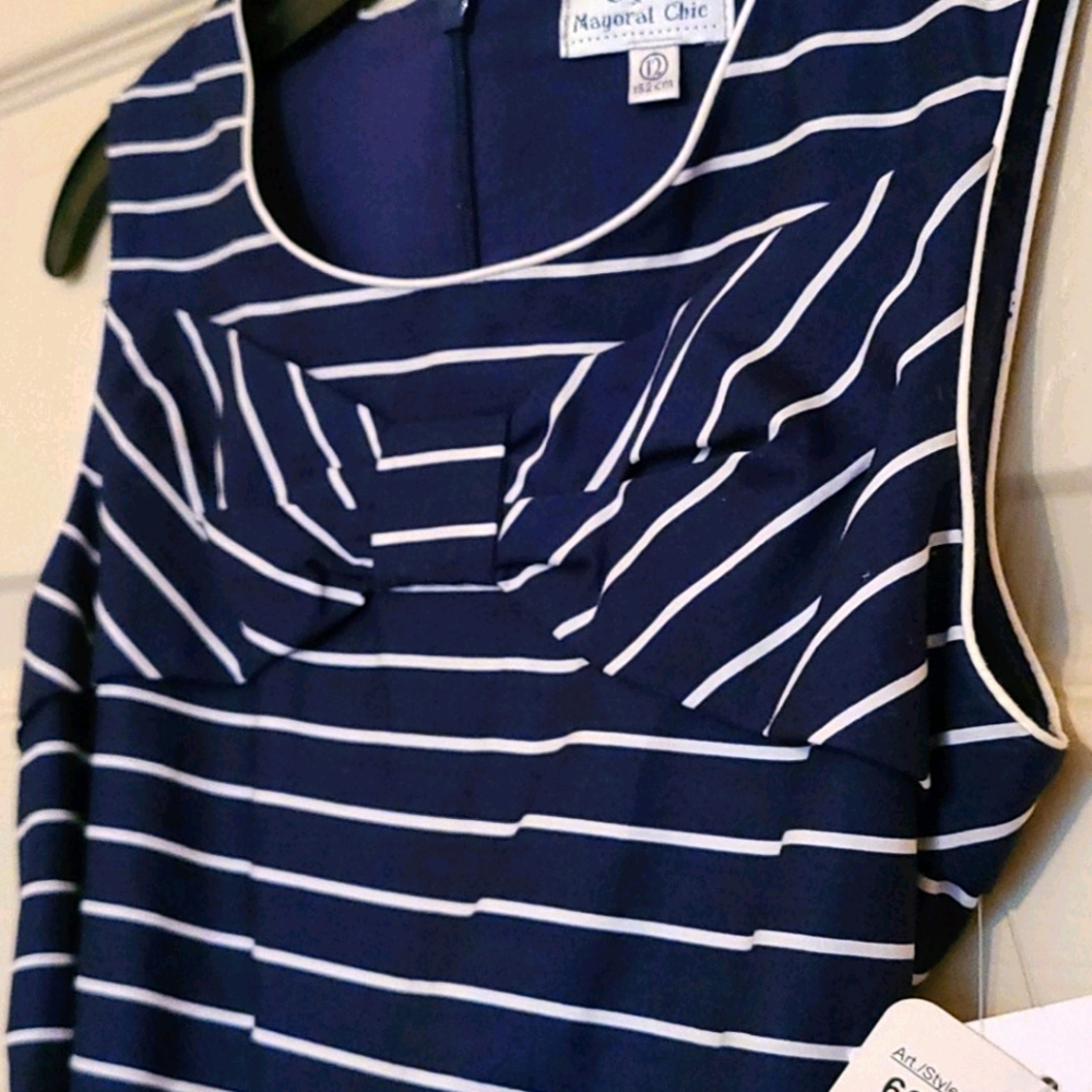 New with tags Mayoral girls marine inspired dress. - Picture 4 of 6